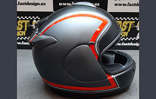 Personalización de cascos de moto. Marca la diferencia. Fast Design